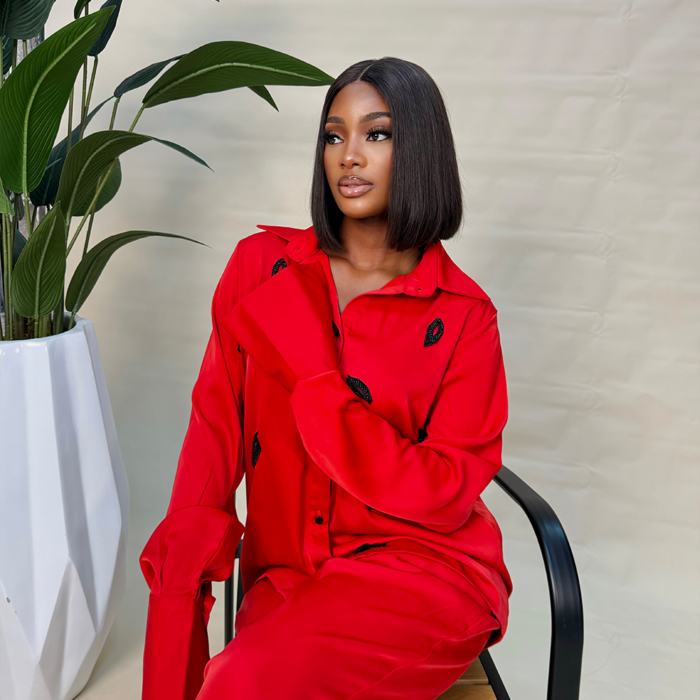 RED LOUNGE SET