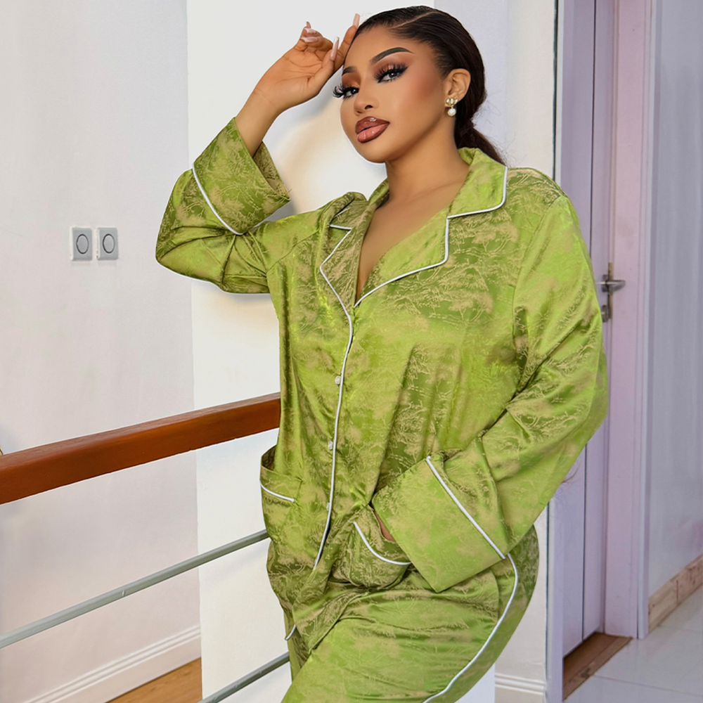 GREEN LOUNGE SET (PATTERN)